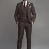Brown Flecks Donegal Tweed Suit