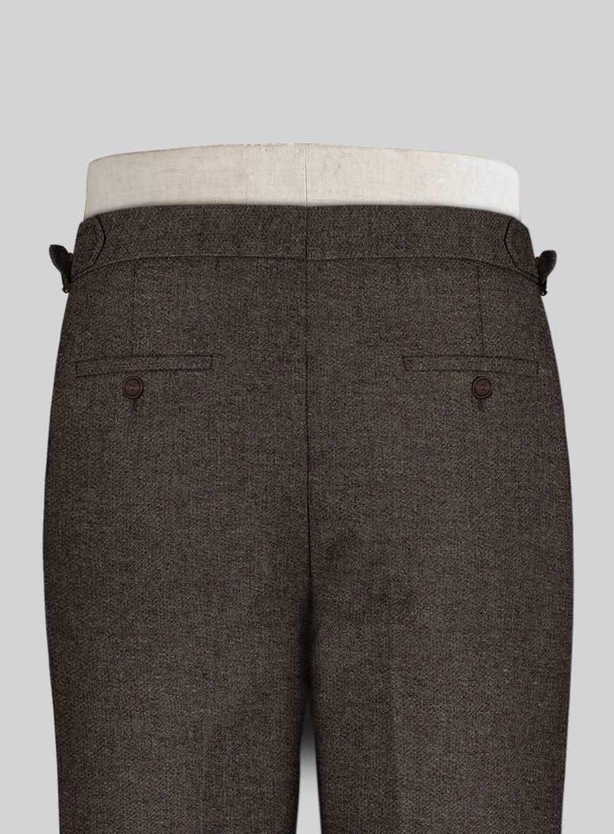 Carre Brown Highland Tweed Trousers - Image 2