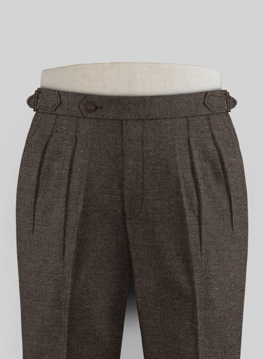 Carre Brown Highland Tweed Trousers - Image 3
