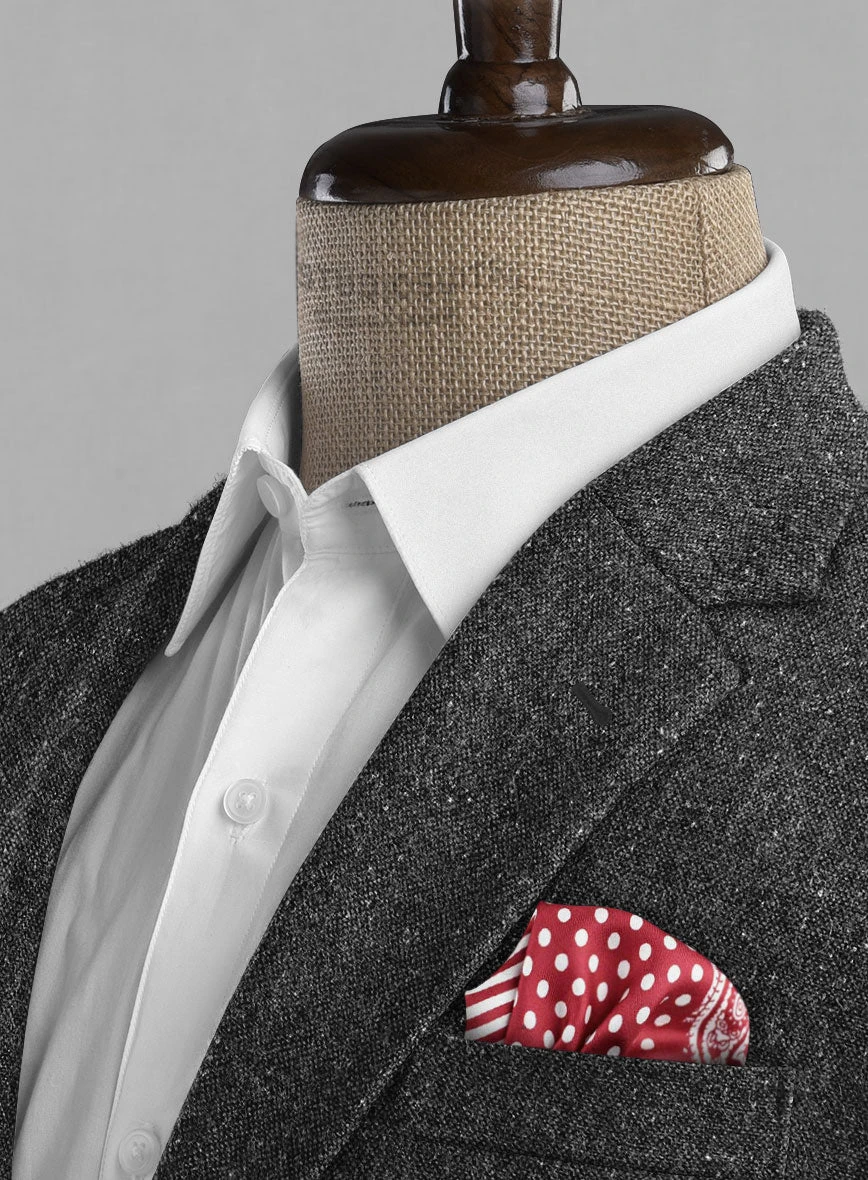 Charcoal Flecks Donegal Tweed Suit - Image 4