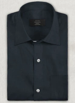 Dark Navy Stretch Twill Shirt