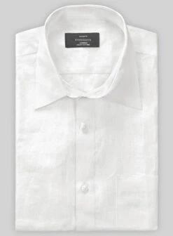 European White Linen Shirt