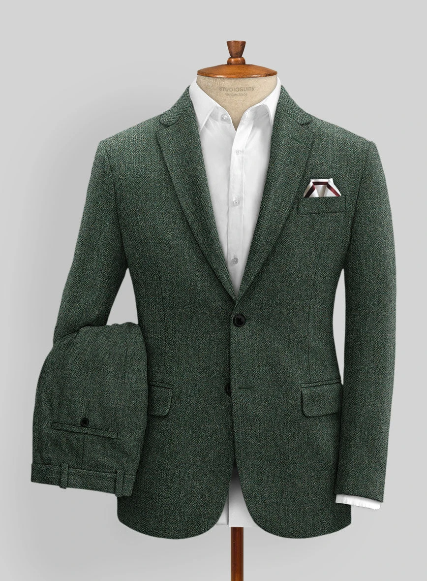 Haberdasher Green Tweed Suit