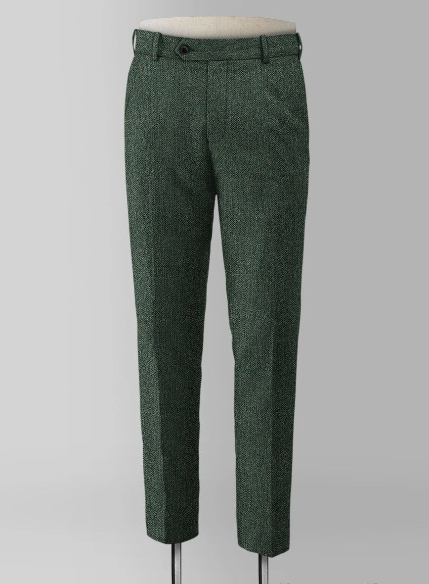 Haberdasher Green Tweed Suit - Image 5