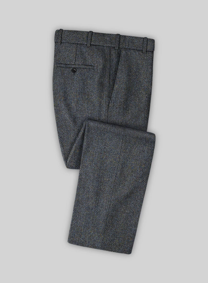 Harris Tweed Barley Blue Pants
