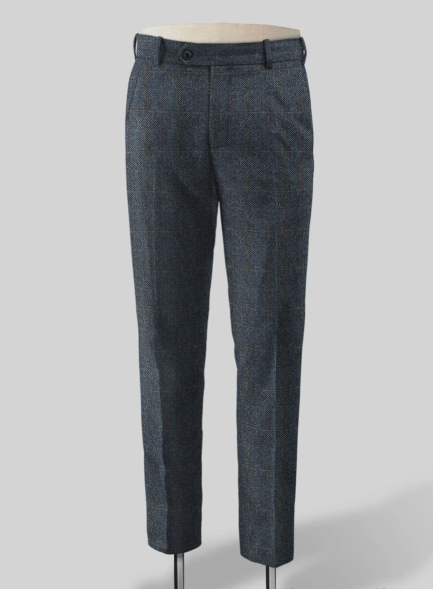 Harris Tweed Country Blue Pants - Image 2