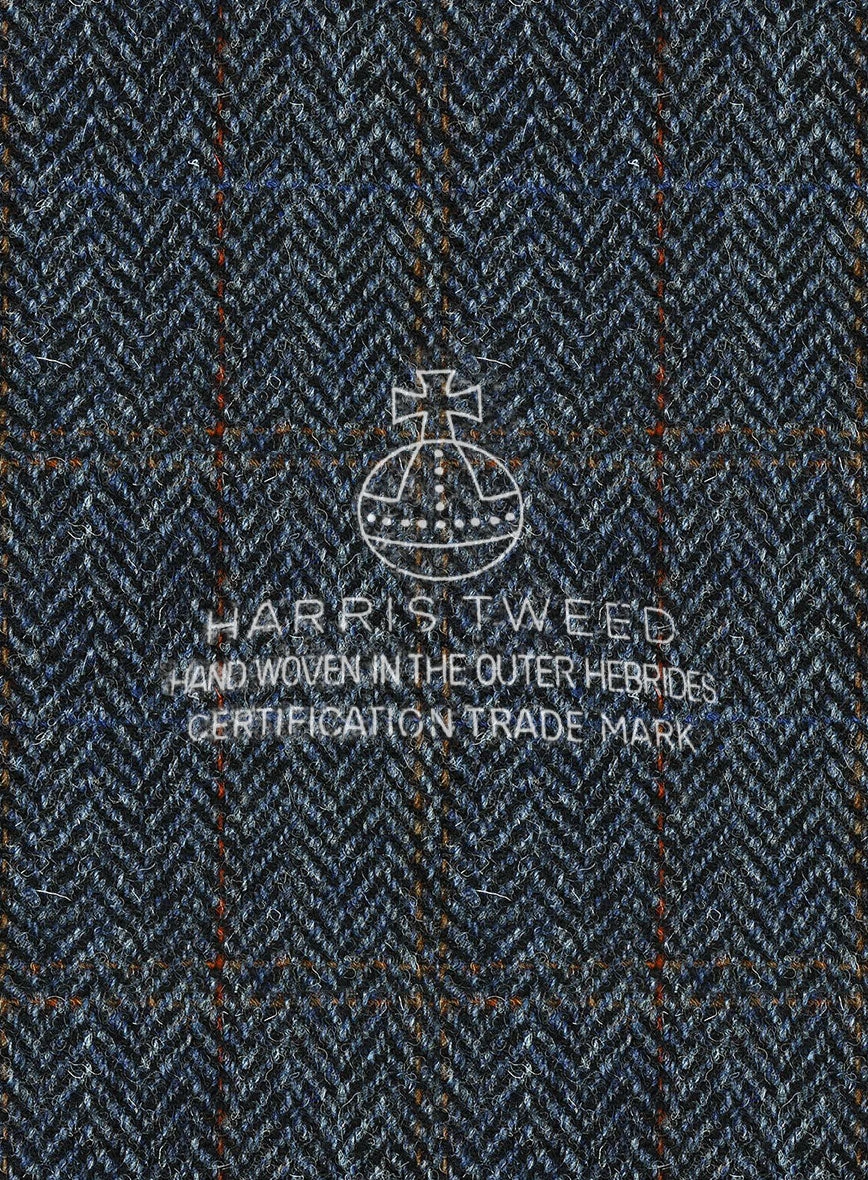 Harris Tweed Country Blue Pants - Image 3