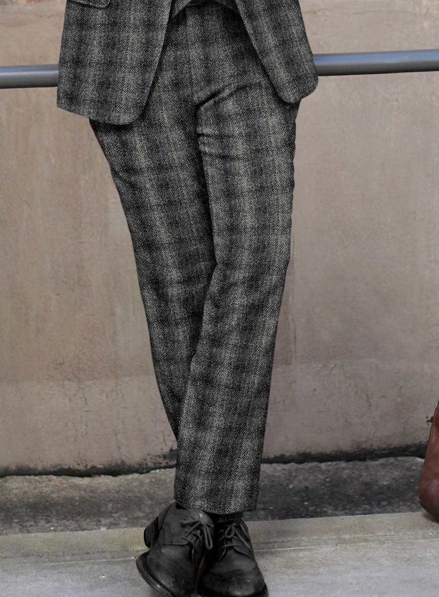 Harris Tweed Scot Gray Pants - Image 2
