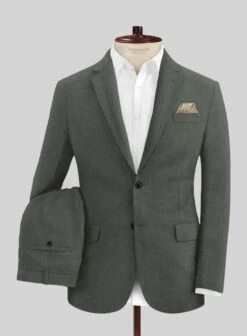 Heavy Linen Green Suit