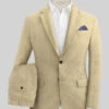 Heavy Linen Khaki Suit