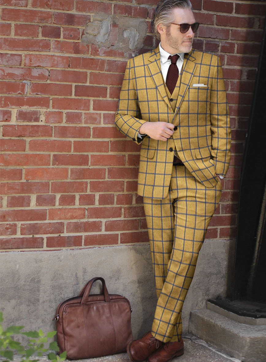 Italian Alter Checks Tweed Suit - Image 2