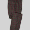 Italian Antio Checks Tweed Pants