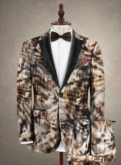 Italian Cotton Stretch Elisa Tuxedo Suit