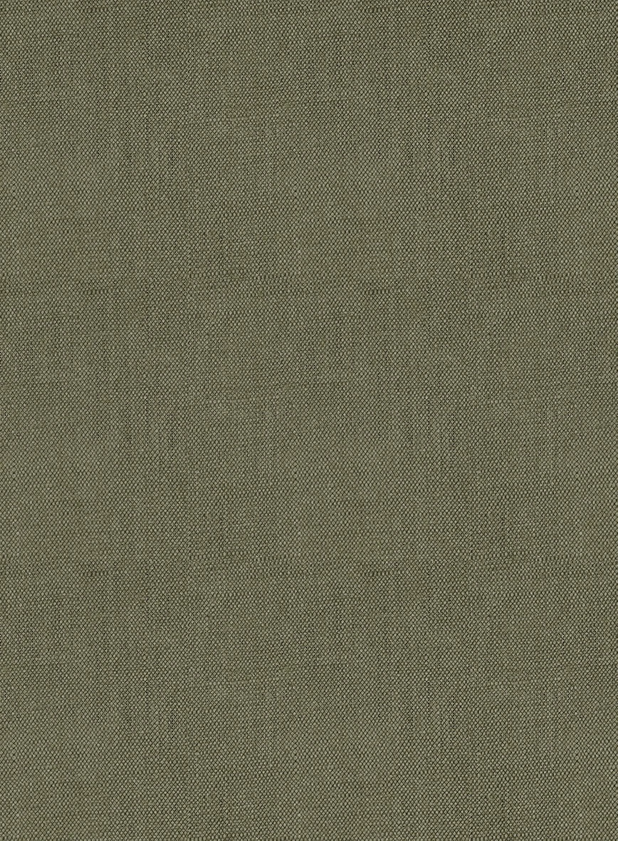 Italian French Green Linen Suit - Image 6