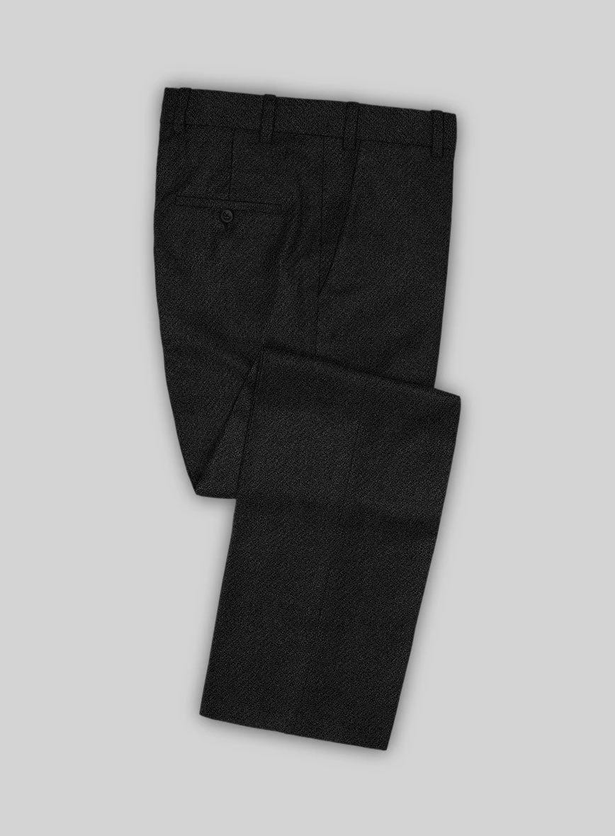 Italian Highlander Black Tweed Pants