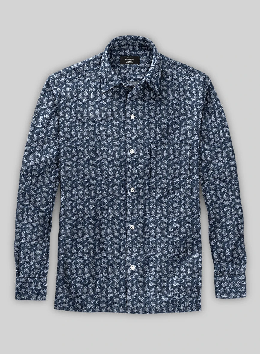 Italian Linen Enlato Shirt - Image 2