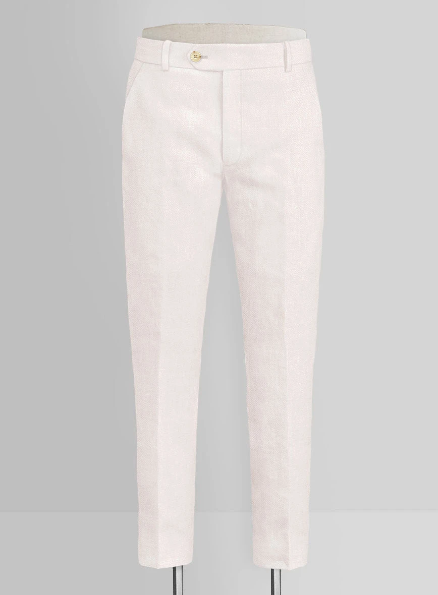 Italian Prato Light Pink Linen Suit - Image 3