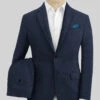 Italian Prato Oxford Blue Linen Suit