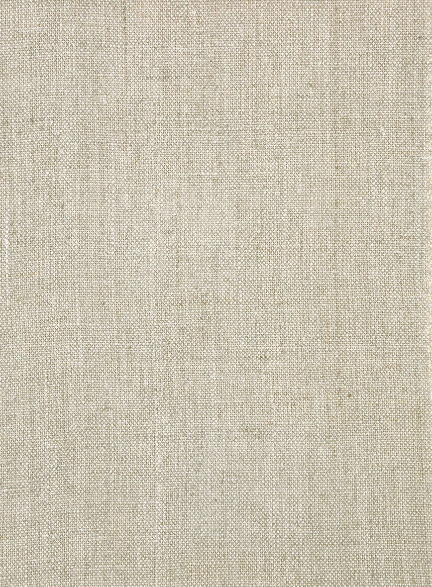 Italian Vintage Beige Linen Suit - Image 6