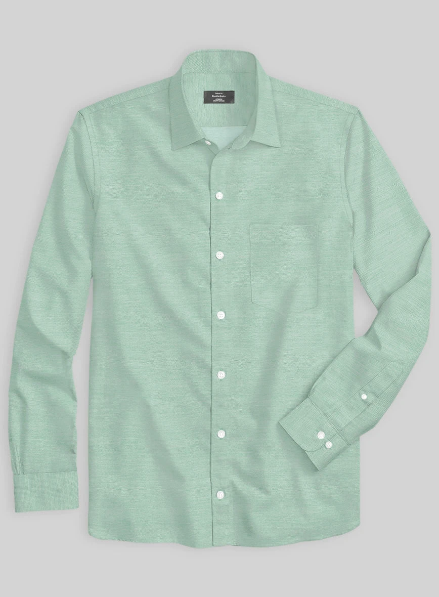 Italian Lombardo Fern Green Shirt - Image 2