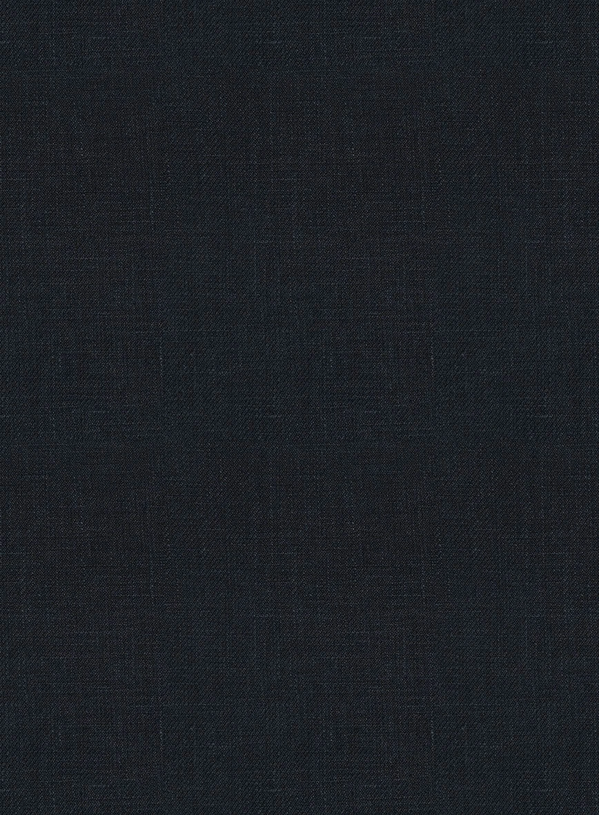 Italian Prato Midnight Linen Suit - Image 6