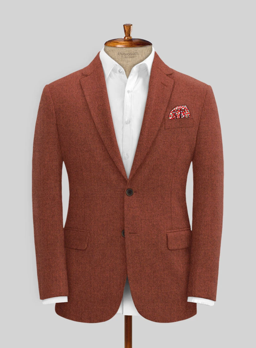Melange Titan Rust Tweed Suit - Image 3