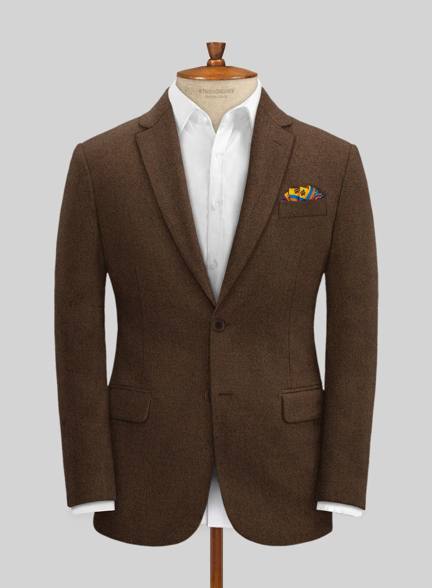 Naples Caffe Brown Tweed Suit - Image 3