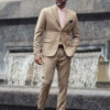 Naples Champagne Tweed Suit