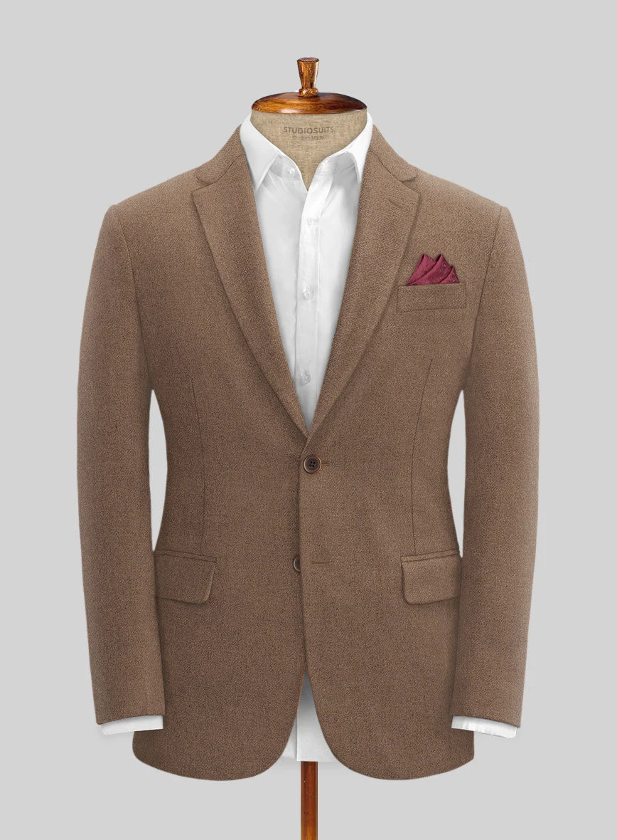 Naples Dolce Brown Tweed Suit - Image 3