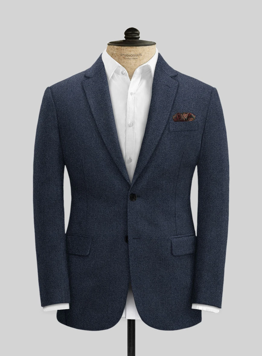 Naples Dark Indigo Tweed Suit - Image 3