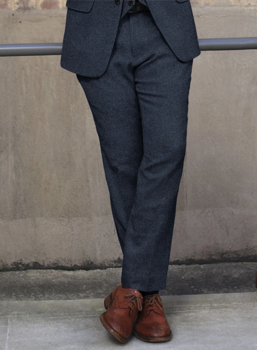 Naples Dark Indigo Tweed Suit - Image 4