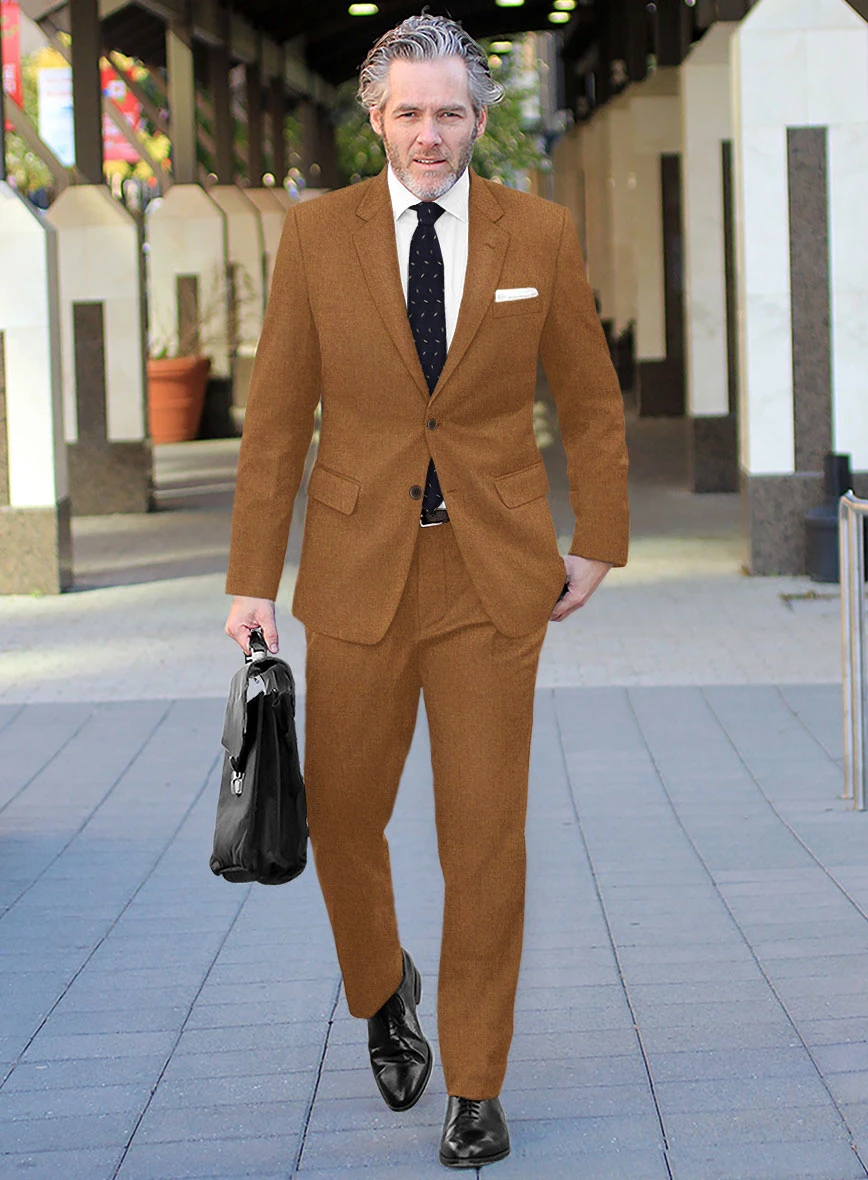 Naples Gold Castle Tweed Suit - Image 2