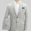 Naples Ice Gray Tweed Suit