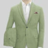 Naples Light Green Tweed Suit