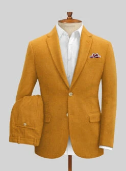 Naples Mimosa Yellow Tweed Suit