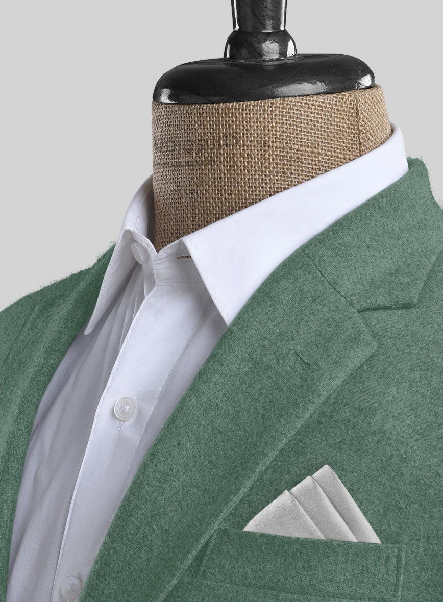 Naples Muted Green Tweed Suit - Image 4