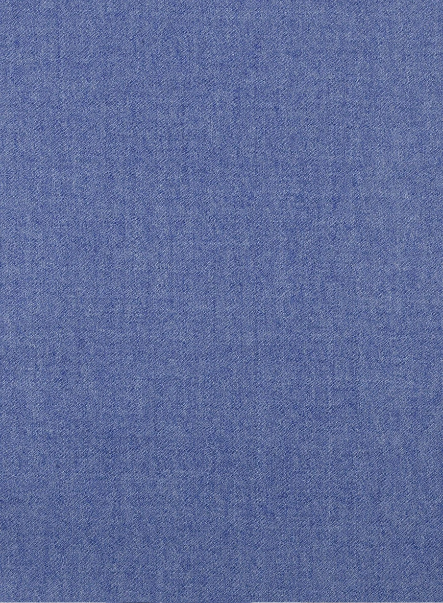 Naples Paris Blue Highland Tweed Trousers - Image 2