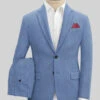 Naples Retro Blue Tweed Suit