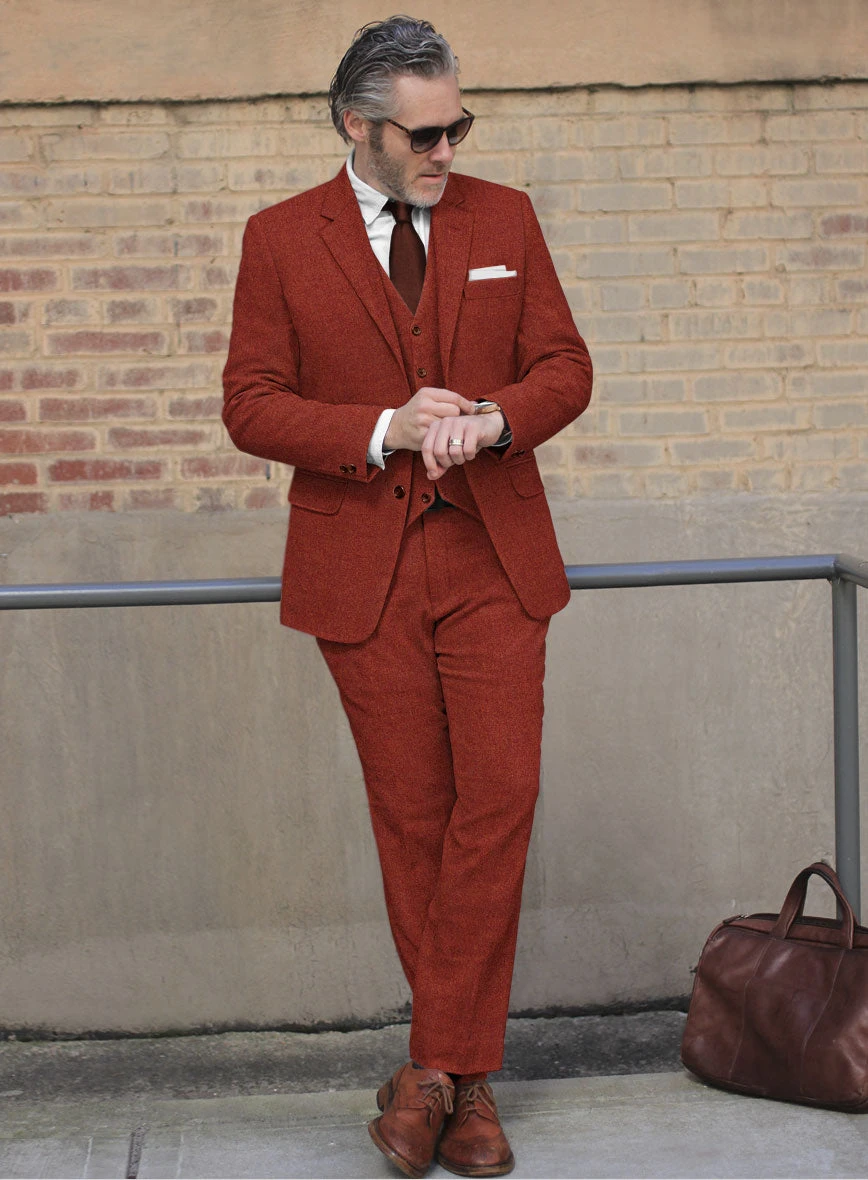 Naples Rustic Dapper Tweed Suit - Image 2