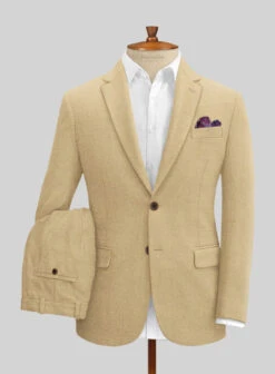 Naples Sahara Beige Tweed Suit
