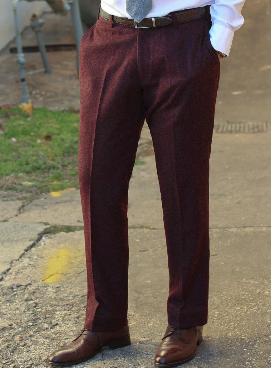 Naples Sangria Tweed Pants - Image 2