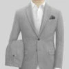 Naples Steel Gray Tweed Suit
