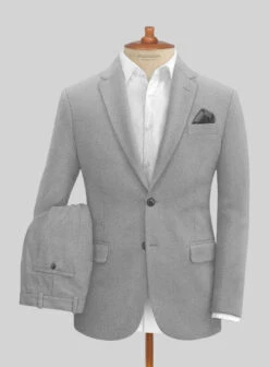 Naples Steel Gray Tweed Suit