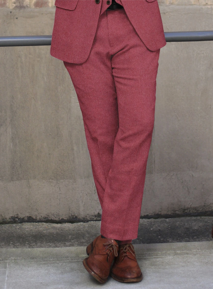 Naples Venetian Pink Tweed Suit - Image 4