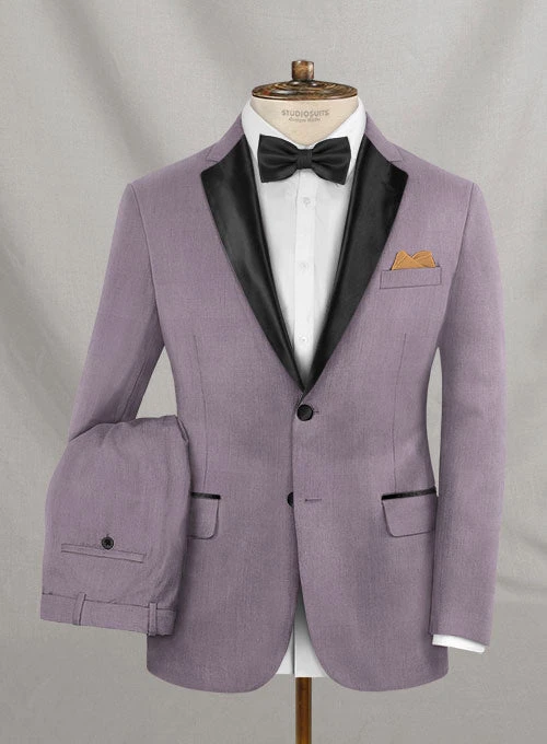 Napolean Wool Lavender Tuxedo Suit