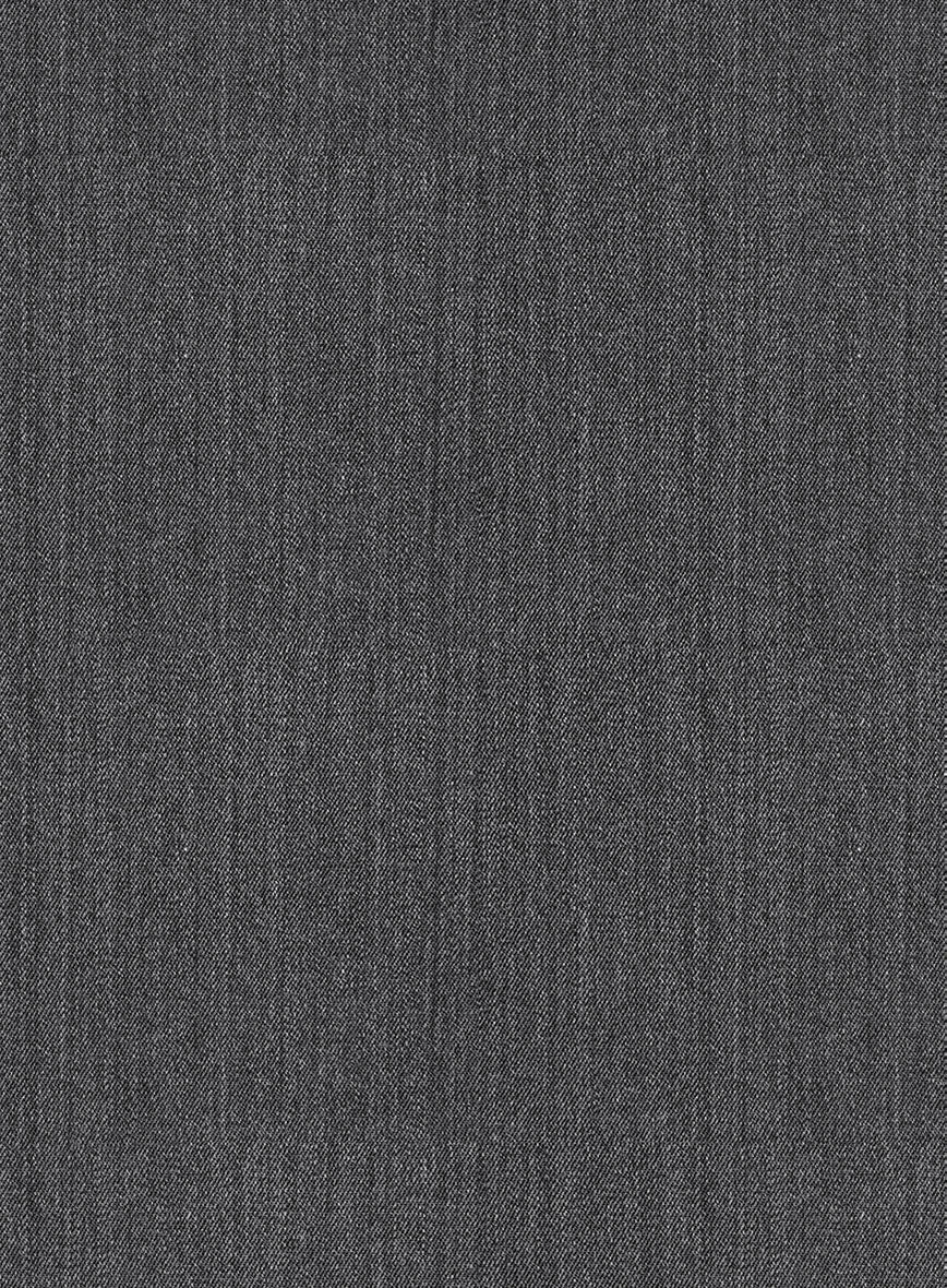 Napolean English Charcoal Wool Tuxedo Suit - Image 5