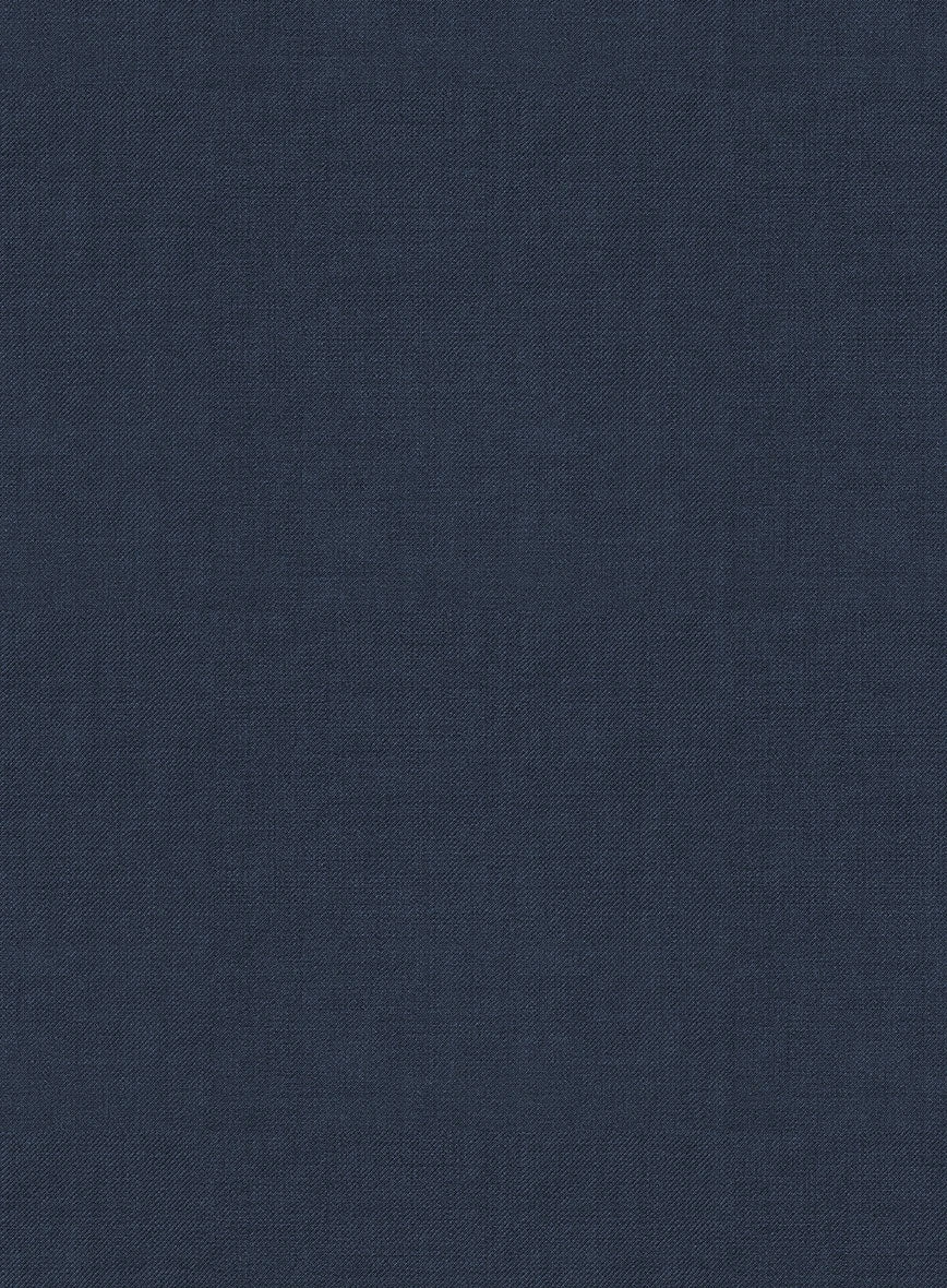 Napolean Ink Blue Wool Tuxedo Suit - Image 5