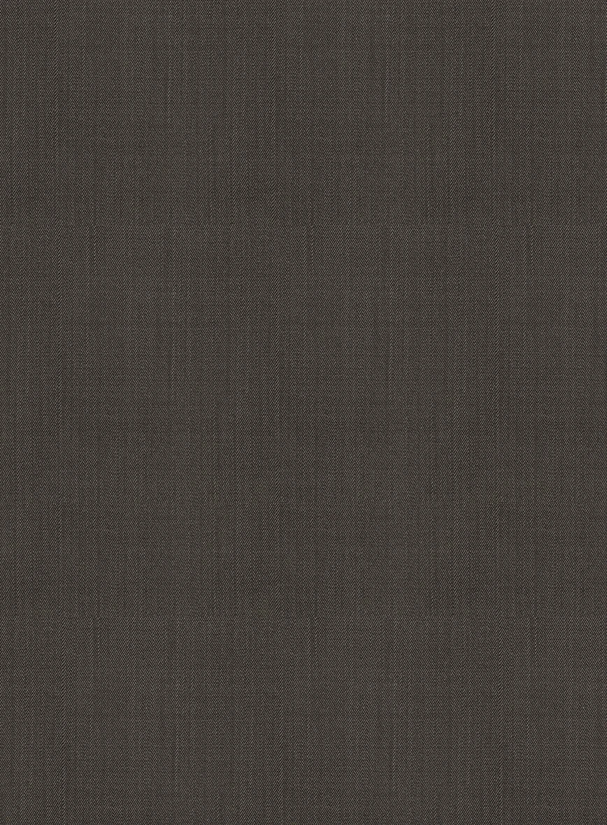 Napolean Intense Brown Wool Tuxedo Suit - Image 4