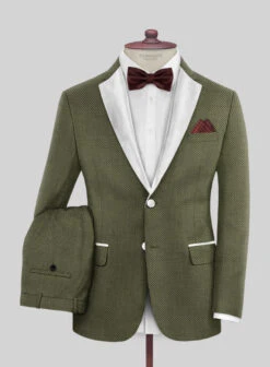 Napolean Limeade Green Wool Tuxedo Suit