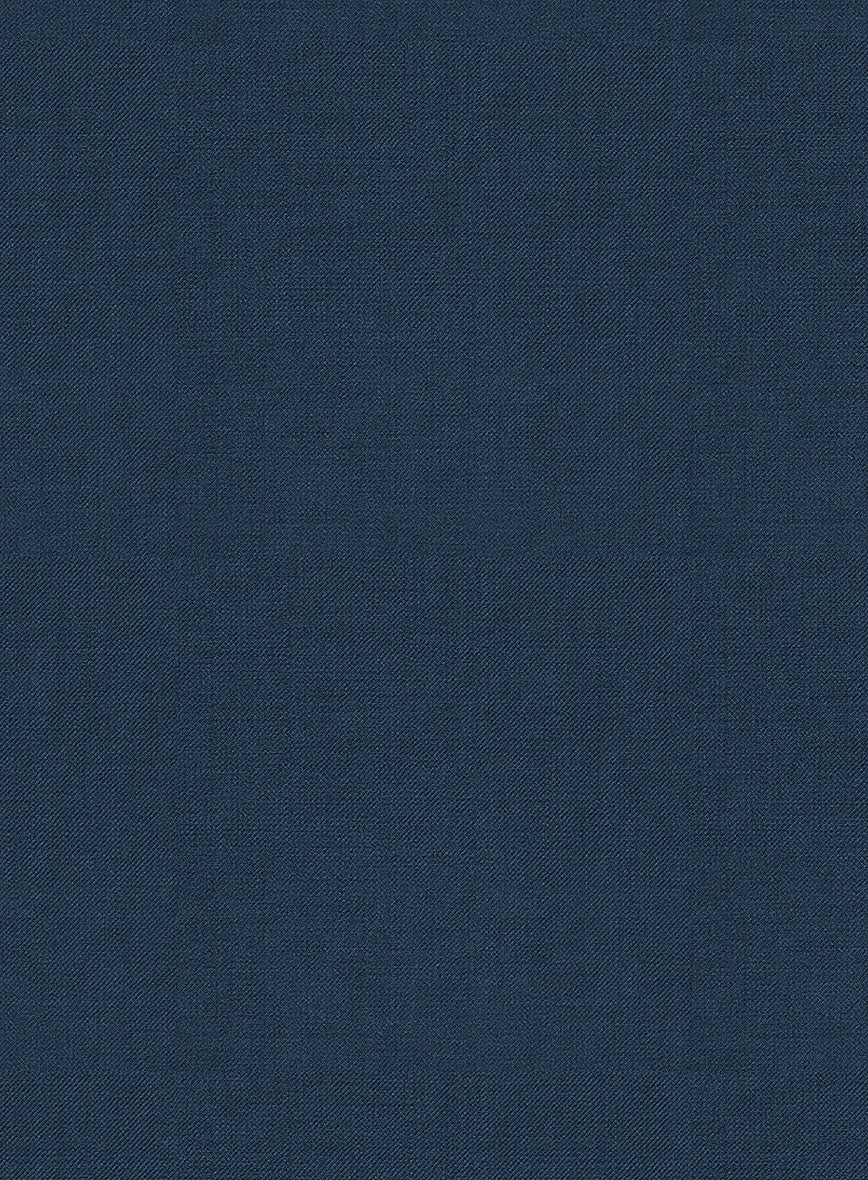 Napolean Stretch Powder Blue Wool Tuxedo Suit - Image 4